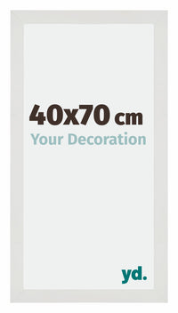 Mura MDF Fotokader 40x70cm Wit Mat Voorzijde Maat | Yourdecoration.be