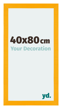 Mura MDF Fotokader 40x80cm Geel Voorzijde Maat | Yourdecoration.be