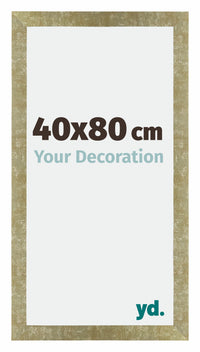 Mura MDF Fotokader 40x80cm Goud Antiek Voorzijde Maat | Yourdecoration.be