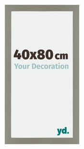 Mura MDF Fotokader 40x80cm Grijs Voorzijde Maat | Yourdecoration.be