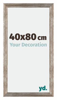 Mura MDF Fotokader 40x80cm Metaal Vintage Voorzijde Maat | Yourdecoration.be