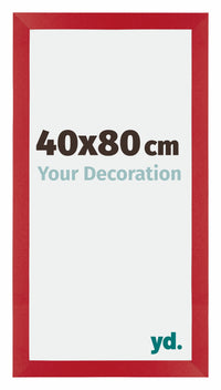 Mura MDF Fotokader 40x80cm Rood Voorzijde Maat | Yourdecoration.be