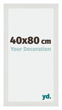 Mura MDF Fotokader 40x80cm Wit Mat Voorzijde Maat | Yourdecoration.be