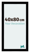 Mura MDF Fotokader 40x80cm Zwart Hoogglans Voorzijde Maat | Yourdecoration.be