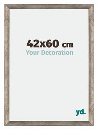Mura MDF Fotokader 42x60cm Metaal Vintage Voorzijde Maat | Yourdecoration.be