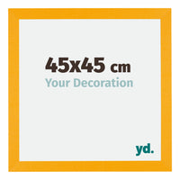 Mura MDF Fotokader 45x45cm Geel Voorzijde Maat | Yourdecoration.be