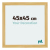 Mura MDF Fotokader 45x45cm Grenen Decor Voorzijde Maat | Yourdecoration.be