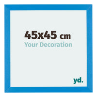 Mura MDF Fotokader 45x45cm Helder Blauw Voorzijde Maat | Yourdecoration.be