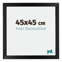 Mura MDF Fotokader 45x45cm Zwart Mat Voorzijde Maat | Yourdecoration.be