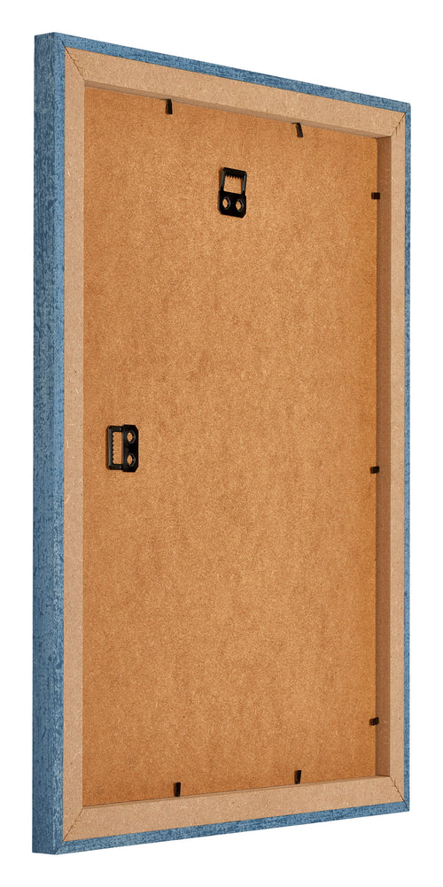 Mura MDF Fotokader 45x60cm Helder Blauw Geveegd Achterzijde Schuin | Yourdecoration.be