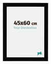 Mura MDF Fotokader 45x60cm Zwart Hoogglans Voorzijde Maat | Yourdecoration.be