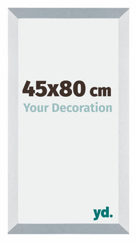 Mura MDF Fotokader 45x80cm Aluminium Geborsteld Voorzijde Maat | Yourdecoration.be