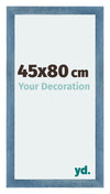 Mura MDF Fotokader 45x80cm Helder Blauw Geveegd Voorzijde Maat | Yourdecoration.be