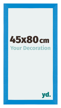 Mura MDF Fotokader 45x80cm Helder Blauw Voorzijde Maat | Yourdecoration.be