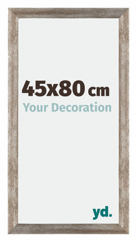 Mura MDF Fotokader 45x80cm Metaal Vintage Voorzijde Maat | Yourdecoration.be