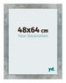 Mura MDF Fotokader 48x64cm Ijzer Geveegd Voorzijde Maat | Yourdecoration.be