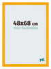 Mura MDF Fotokader 48x68cm Geel Voorzijde Maat | Yourdecoration.be