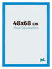 Mura MDF Fotokader 48x68cm Helder Blauw Voorzijde Maat | Yourdecoration.be