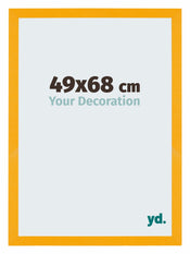 Mura MDF Fotokader 49x68cm Geel Voorzijde Maat | Yourdecoration.be