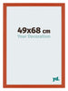 Mura MDF Fotokader 49x68cm Oranje Voorzijde Maat | Yourdecoration.be