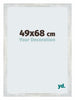 Mura MDF Fotokader 49x68cm Zilver Glanzend Vintage Voorzijde Maat | Yourdecoration.be