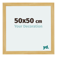 Mura MDF Fotokader 50x50cm Grenen Decor Voorzijde Maat | Yourdecoration.be