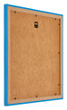 Mura MDF Fotokader 50x50cm Helder Blauw Achterzijde Schuin | Yourdecoration.be