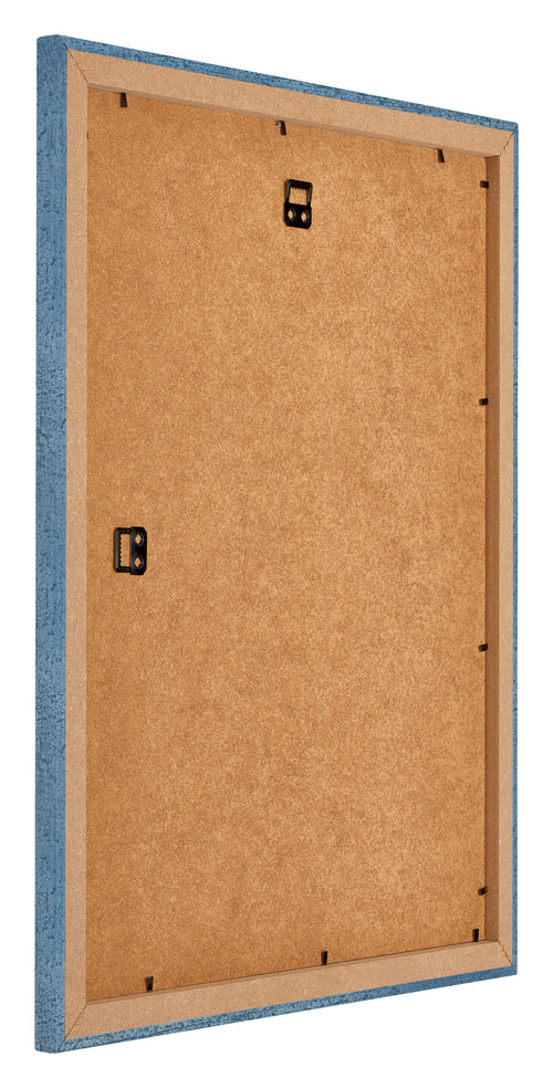 Mura MDF Fotokader 50x60cm Helder Blauw Geveegd Achterzijde Schuin | Yourdecoration.be