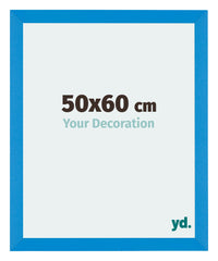 Mura MDF Fotokader 50x60cm Helder Blauw Voorzijde Maat | Yourdecoration.be
