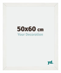 Mura MDF Fotokader 50x60cm Wit Geveegd Voorzijde Maat | Yourdecoration.be