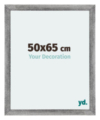 Mura MDF Fotokader 50x65cm Grijs Geveegd Voorzijde Maat | Yourdecoration.be