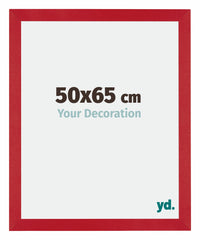 Mura MDF Fotokader 50x65cm Rood Voorzijde Maat | Yourdecoration.be