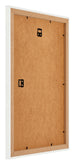 Mura MDF Fotokader 50x75cm Wit Geveegd Achterzijde Schuin | Yourdecoration.be
