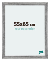 Mura MDF Fotokader 55x65cm Grijs Geveegd Voorzijde Maat | Yourdecoration.be