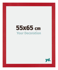 Mura MDF Fotokader 55x65cm Rood Voorzijde Maat | Yourdecoration.be