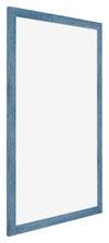 Mura MDF Fotokader 59 4x84cm A1 Helder Blauw Geveegd Voorzijde Schuin | Yourdecoration.be