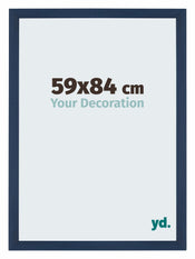 Mura MDF Fotokader 59x84cm Donkerblauw Geveegd Voorzijde Maat | Yourdecoration.be