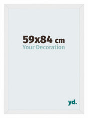 Mura MDF Fotokader 59x84cm Wit Hoogglans Voorzijde Maat | Yourdecoration.be