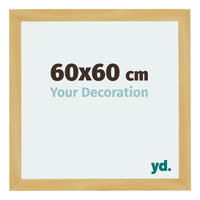 Mura MDF Fotokader 60x60cm Grenen Decor Voorzijde Maat | Yourdecoration.be