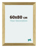 Mura MDF Fotokader 60x80cm Goud Glanzend Voorzijde Maat | Yourdecoration.be