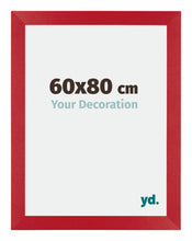 Mura MDF Fotokader 60x80cm Rood Voorzijde Maat | Yourdecoration.be