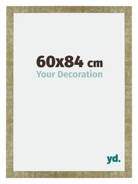 Mura MDF Fotokader 60x84cm Goud Antiek Voorzijde Maat | Yourdecoration.be