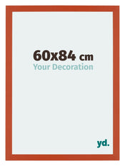 Mura MDF Fotokader 60x84cm Oranje Voorzijde Maat | Yourdecoration.be