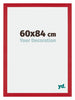 Mura MDF Fotokader 60x84cm Rood Voorzijde Maat | Yourdecoration.be