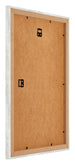 Mura MDF Fotokader 60x90cm Zilver Glanzend Vintage Achterzijde Schuin | Yourdecoration.be