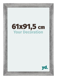 Mura MDF Fotokader 61x91 5cm Grijs Geveegd Voorzijde Maat | Yourdecoration.be