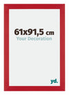 Mura MDF Fotokader 61x91 5cm Rood Voorzijde Maat | Yourdecoration.be