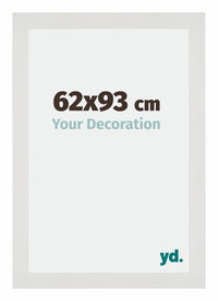 Mura MDF Fotokader 62x93cm Wit Mat Voorzijde Maat | Yourdecoration.be