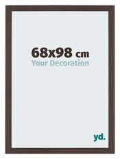 Mura MDF Fotokader 68x98cm Eiken Donker Voorzijde Maat | Yourdecoration.be