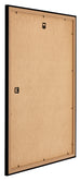 Mura MDF Fotokader 70x100cm Zwart Hoogglans Achterzijde Schuin | Yourdecoration.be